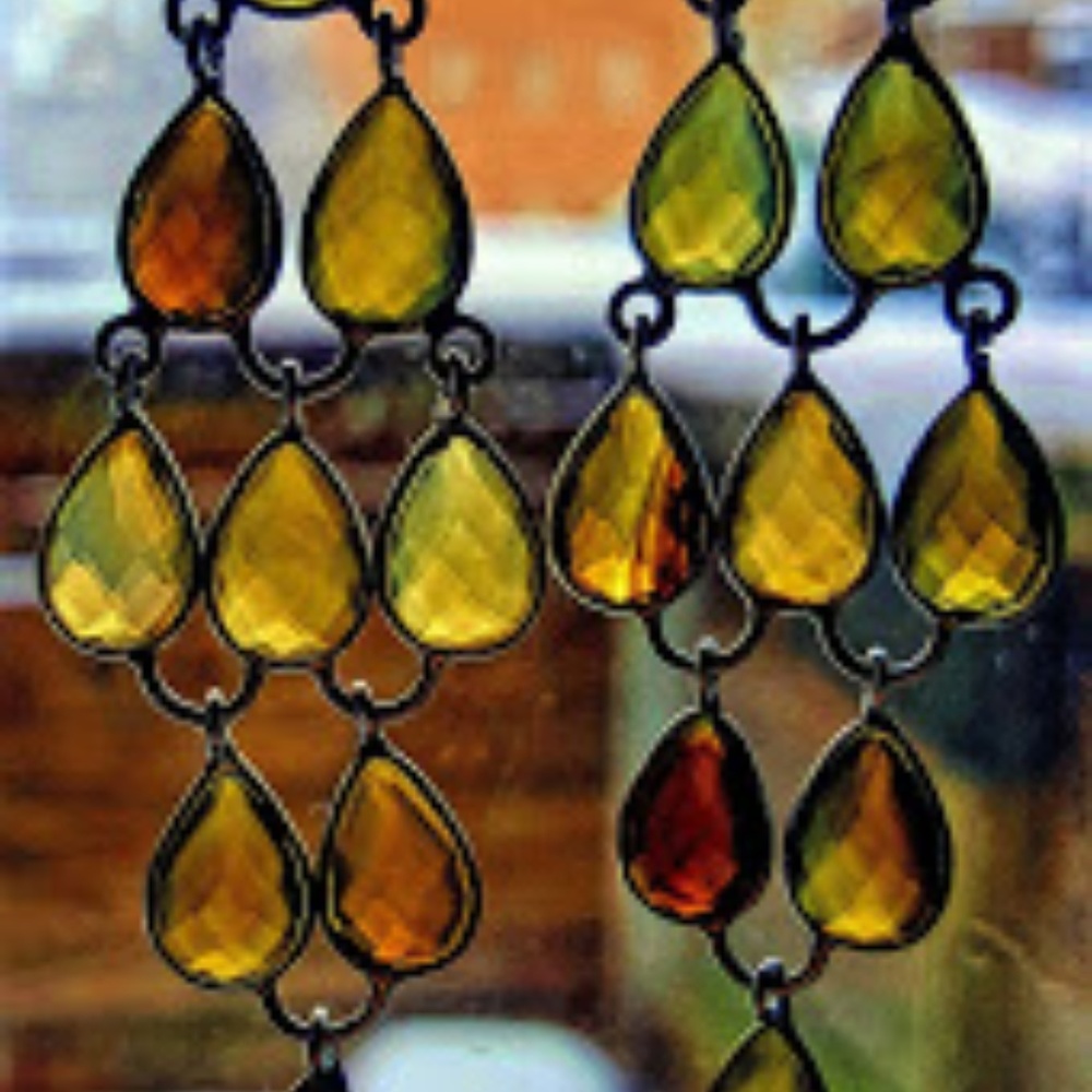 Sterling Silver Labradorite Chandelier Earrings